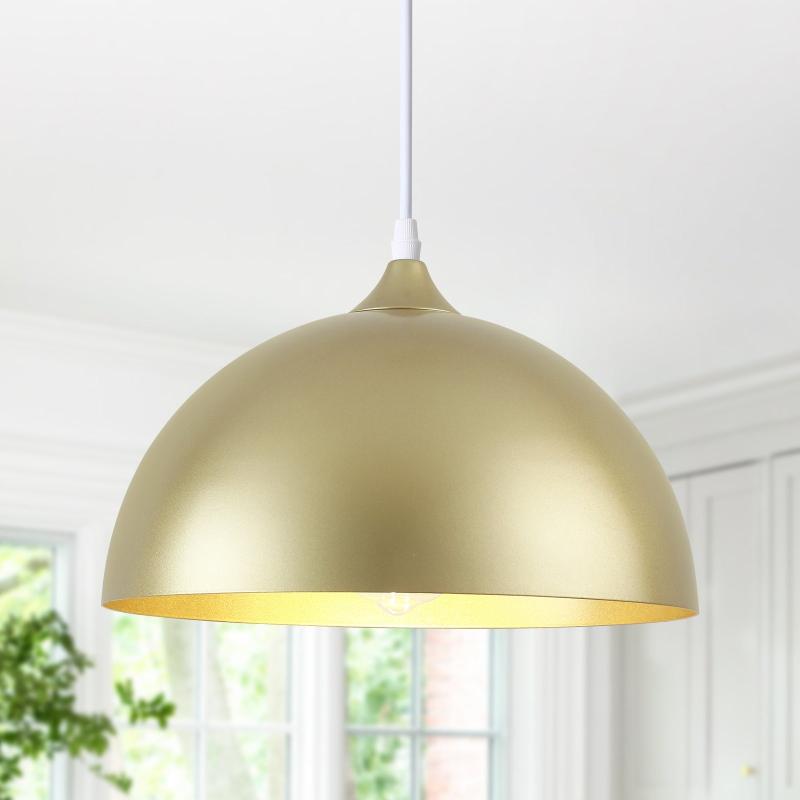 1-Light 11.81″W Metal Dome Pendant Ceiling Lights for Kitchen Island  |   Kitchen Lighting Kitchen Lighting Kitchen Lighting