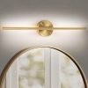 1-Light 23.6 in. Modern Linear Dimmable Integrated LED Bathroom Vanity Light Wall Sconce  |   Wall Sconces Wall Lighting Wall Sconces