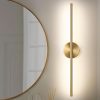 1-Light 23.6 in. Modern Linear Dimmable Integrated LED Bathroom Vanity Light Wall Sconce  |   Wall Sconces Wall Lighting Wall Sconces