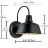 1-light Outdoor Wall light with bronze finish and steel shade  |   Flush Mount Wall Lights Flush Mount Wall Lights Flush Mount Wall Lights