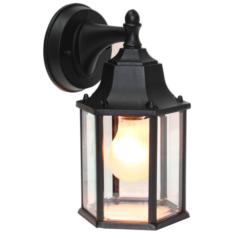 1 Light Outdoor Wall Lighting in Black  |   Outdoor Wall Lighting Outdoor Wall Lighting Black