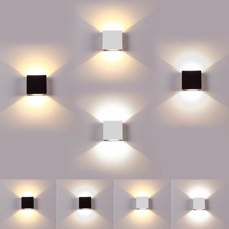 1 Pc LED Wall Lights Up Down Cube Sconce Lamp  |   Flush Mount Wall Lights Flush Mount Wall Lights Flush Mount Wall Lights