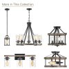 12.5 in. 4-Light Natural Iron and Distressed Faux Wood Modern Farmhouse Semi-Flush Mount Ceiling Light – 12.5″W  |   Semi-Flush Mount Ceiling Lights Ceiling Lighting Semi-Flush Mount Ceiling Lights