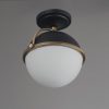 12410 Duke 10″ Wide Semi-flush Globe Ceiling Fixture  |   Semi-Flush Mount Ceiling Lights Ceiling Lighting Semi-Flush Mount Ceiling Lights