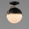 12410 Duke 10″ Wide Semi-flush Globe Ceiling Fixture  |   Semi-Flush Mount Ceiling Lights Ceiling Lighting Semi-Flush Mount Ceiling Lights