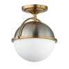 12410 Duke 10″ Wide Semi-flush Globe Ceiling Fixture  |   Semi-Flush Mount Ceiling Lights Ceiling Lighting Semi-Flush Mount Ceiling Lights