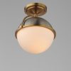 12410 Duke 10″ Wide Semi-flush Globe Ceiling Fixture  |   Semi-Flush Mount Ceiling Lights Ceiling Lighting Semi-Flush Mount Ceiling Lights