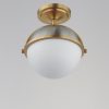 12410 Duke 10″ Wide Semi-flush Globe Ceiling Fixture  |   Semi-Flush Mount Ceiling Lights Ceiling Lighting Semi-Flush Mount Ceiling Lights