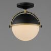 12410 Duke 10″ Wide Semi-flush Globe Ceiling Fixture  |   Semi-Flush Mount Ceiling Lights Ceiling Lighting Semi-Flush Mount Ceiling Lights