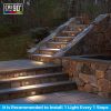 12V LED Step Lights, Indoor Outdoor Stair Lighting 3CCT, Pebble Grey  |   Step Lights Step Lights Step Lights