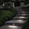 12V LED Step Lights, Indoor Outdoor Stair Lighting 3CCT, Pebble Grey  |   Step Lights Step Lights Step Lights