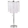 19″h Chrome Crystal Inspired Pull Table Lamp  |   Desk Lamps Desk Lamps Desk Lamps