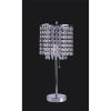 19″h Chrome Crystal Inspired Pull Table Lamp  |   Desk Lamps Desk Lamps Desk Lamps