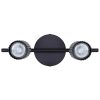 2 Light 14 in. Ceiling/Wall Matte Black Track Light Kit with Matte Black Metal Shade  |   Track Lighting Ceiling Lighting Matte Black