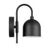 2-Pack Battery-Operated LED Matte Black Wall Sconce with Metal Shade  |   Wall Sconces Wall Lighting Matte Black