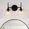 2/3-Light Mid-Century Modern Vanity Light Dimmable Bathroom Light Fixture Clear Glass  |   Bathroom Lighting Bathroom Lighting Bathroom Lighting