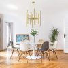 24 – Light Dimmable Sputnik Sculptural Glow Chandelier Hallway or Dining Room Minimalist  |   Chandeliers Ceiling Lighting Chandeliers