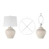 25″ Farmhouse Ceramic Table Lamp Set – Set of 2  |   Lamp Sets Lamp Sets Lamp Sets