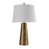 25″H A.B. leaf Hammered Table Lamp  |   Desk Lamps Desk Lamps Desk Lamps