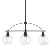 3-light 35In Modern Black Island Pendant Light  |   Kitchen Lighting Kitchen Lighting Kitchen Lighting