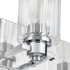 3- Light Bathroom Vanity Light with Clear Glass Shade  |   Bathroom Lighting Bathroom Lighting Bathroom Lighting