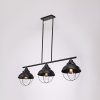 3-Light Kitchen Island Chandelier Modern & Linear Industrial Railroad Style Billard Lamp  |   Chandeliers Ceiling Lighting Chandeliers