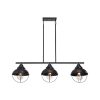 3-Light Kitchen Island Chandelier Modern & Linear Industrial Railroad Style Billard Lamp  |   Chandeliers Ceiling Lighting Chandeliers