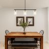 3-Light Kitchen Island Chandelier with Bubble Glass Shade  |   Chandeliers Ceiling Lighting Chandeliers