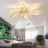 31in. Modern Flush Mount Ceiling Fan with Lights,6- Speed Fan Light With Remote Control For Living Room  |   Ceiling Fans Ceiling Fans Ceiling Fans