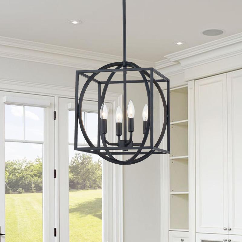 4-Light Classic Lantern Pendant Light  |   Kitchen Lighting Kitchen Lighting Kitchen Lighting