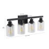 4-Lights Farmhouse Vanity Lights Fixture Rustic Bathroom Light Fixture Bathroom Sconce  |   Night Lights Night Lights Night Lights