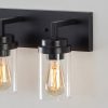 5-Light Dimmable Bathroom Vanity Light with Clear Glass Shade  |   Bathroom Lighting Bathroom Lighting Bathroom Lighting