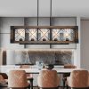 5-Light Farmhouse Kitchen Island Chandelier with Solid Wood Accent  |   Chandeliers Ceiling Lighting Chandeliers