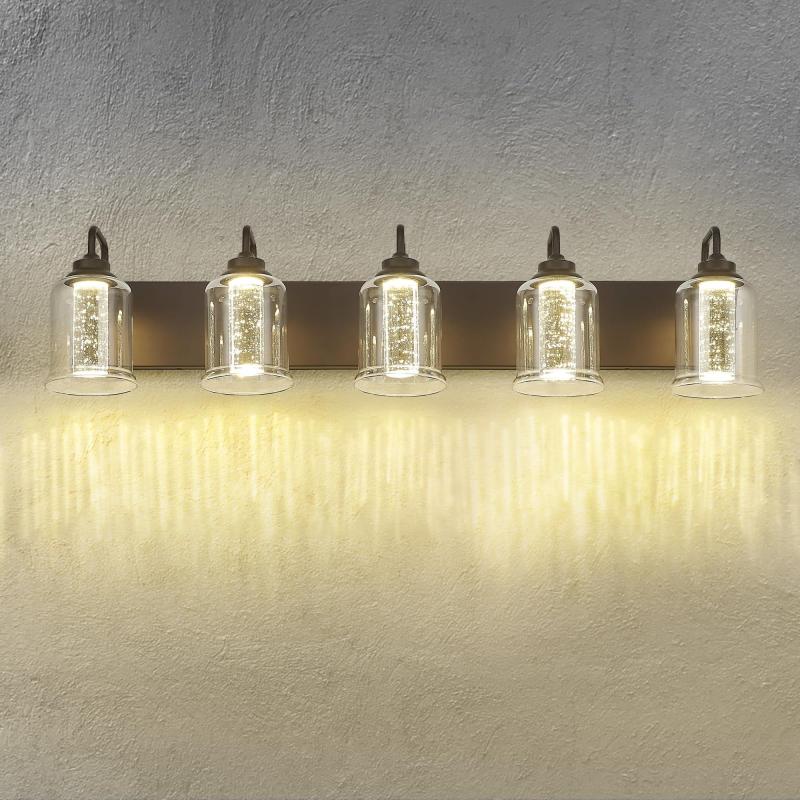 5-Light LED Bathroom Lights with 3 Colors Modes (3000K/4000K/5000K)  |   Bathroom Lighting Bathroom Lighting Bathroom Lighting