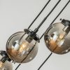 5-Lights Modern Staircase Globe Bubble Glass Linear Chandelier  |   Chandeliers Ceiling Lighting Chandeliers