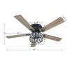 52″ Low Profile Ceiling Fan with Light and Remote(5-blade)  |   Ceiling Fans Ceiling Fans Ceiling Fans