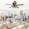 52″ Low Profile Ceiling Fan with Light and Remote(5-blade)  |   Ceiling Fans Ceiling Fans Ceiling Fans