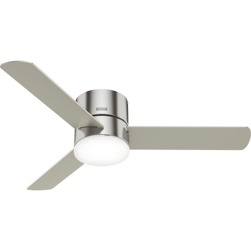 52″ Minimus Modern Sleek Low Profile Ceiling Fan with LED Light, Handheld Remote – Contemporary, Transitional  |   Ceiling Fans Ceiling Fans Ceiling Fans