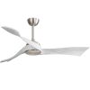 52″ Solid Wood 3-Blade Propeller Ceiling Fan without Light,Reverse Airflow,Handheld 6-Speed Remote  |   Ceiling Fans Ceiling Fans Ceiling Fans