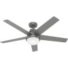 52″ WiFi Aerodyne Ceiling Fan w/ LED Light, Handheld Remote – Modern, Contemporary, Transitional – SMART FAN!  |   Ceiling Fans Ceiling Fans Ceiling Fans