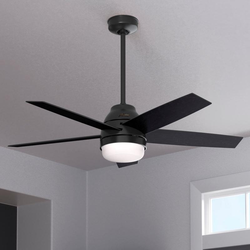 52″ WiFi Exton Smart Ceiling Fan with LED Light, Handheld Remote – Contemporary, Transitional  |   Ceiling Fans Ceiling Fans Ceiling Fans