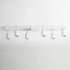 6 Bulb LED Sqaure Head Track – White  |   Track Lighting Ceiling Lighting Track Lighting