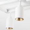 6 Bulb LED Sqaure Head Track – White  |   Track Lighting Ceiling Lighting Track Lighting