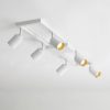 6 Bulb LED Sqaure Head Track – White  |   Track Lighting Ceiling Lighting Track Lighting