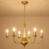 6-Light 27.95-inch Industrial Candle Chandelier Light for Bedroom Foyer  |   Chandeliers Ceiling Lighting Chandeliers