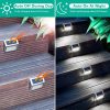 6-Pack Stainless Steel Solar Step Lights  |   Step Lights Step Lights Step Lights