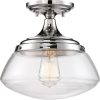 60/6797 Kew 10″ Wide Semi-Flush Bowl Ceiling Fixture  |   Semi-Flush Mount Ceiling Lights Ceiling Lighting Semi-Flush Mount Ceiling Lights