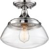 60/6797 Kew 10″ Wide Semi-Flush Bowl Ceiling Fixture  |   Semi-Flush Mount Ceiling Lights Ceiling Lighting Semi-Flush Mount Ceiling Lights