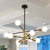 8/10/12-Light Modern Sputnik Linear Chandelier  |   Chandeliers Ceiling Lighting Chandeliers