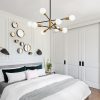 8/10/12-Light Modern Sputnik Linear Chandelier  |   Chandeliers Ceiling Lighting Chandeliers